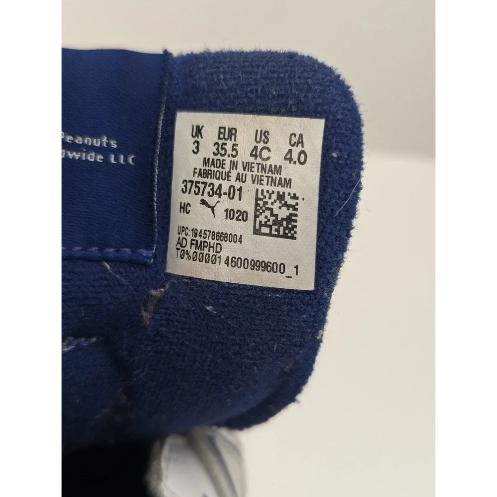 Puma PEANUTS R78 Jr sz 4C 22cm Red Yellow‎ Blue White  375742 01 - Picture 15 of 16